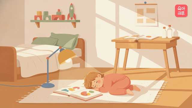 만 3세 낮잠 안내 일러스트