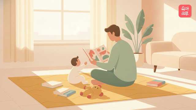 미국 소아과학회(AAP)는 신생아기부터 독서를 권장해요. 2개월 아기를 위한 동화책 선택 기준, 읽기 팁