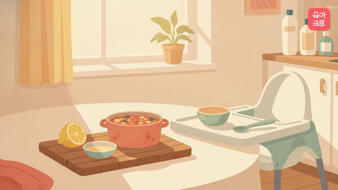 아기 레몬 언제부터 크루레터 일러스트 커버