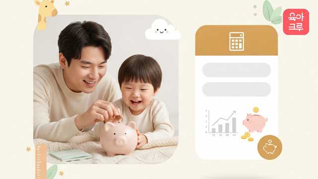 아이 통장 적금·복리 계산기 사용법 안내 이미지