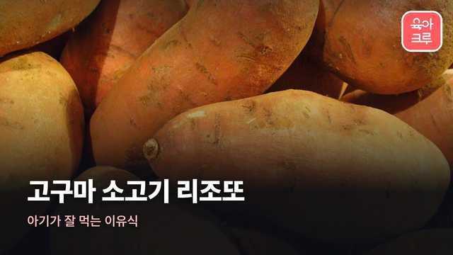 고구마 소고기 리조또 커버 사진