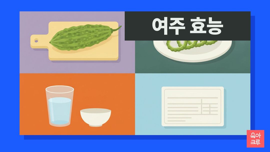여주 효능 안내 그림