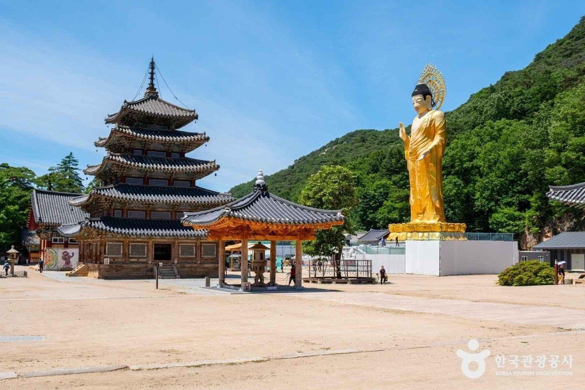 보은 법주사 전경