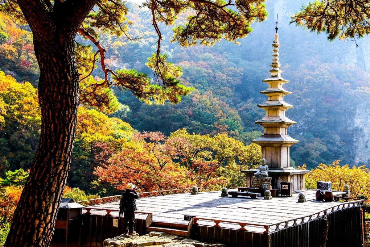 청량산도립공원 전경