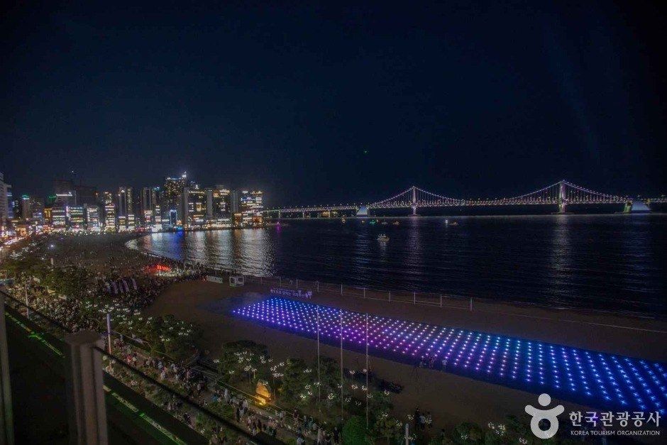 광안리해수욕장 전경