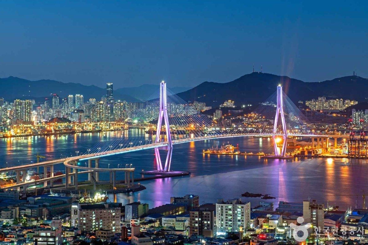 청학배수지 전망대 전경