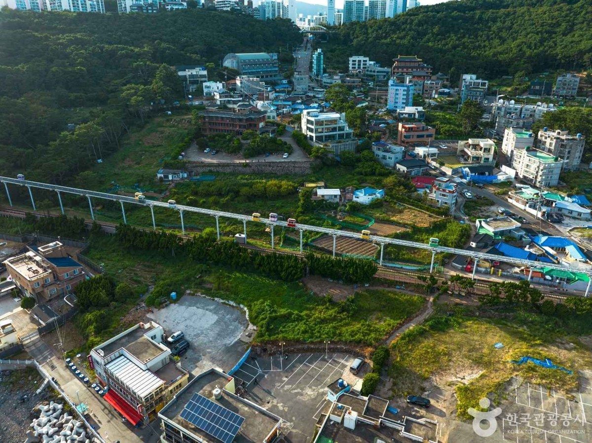 해운대 블루라인파크 전경