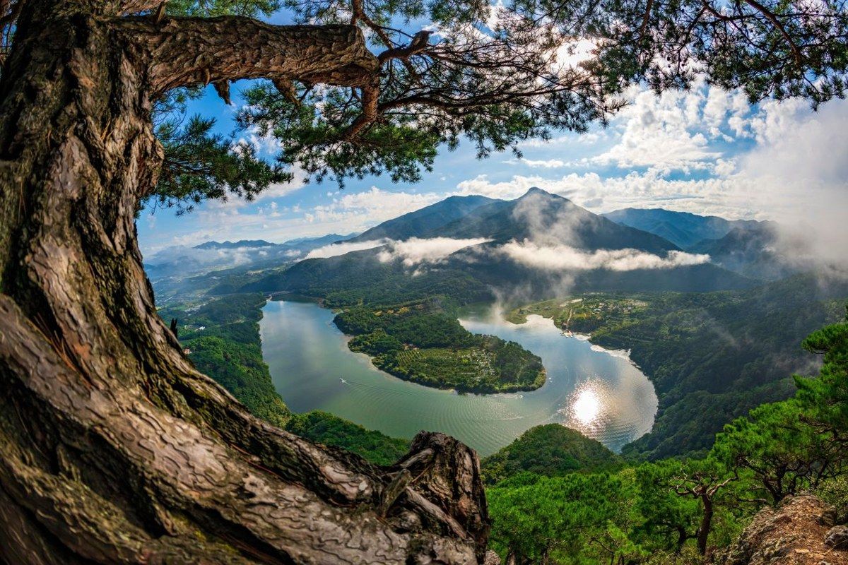 괴산 산막이옛길 전경