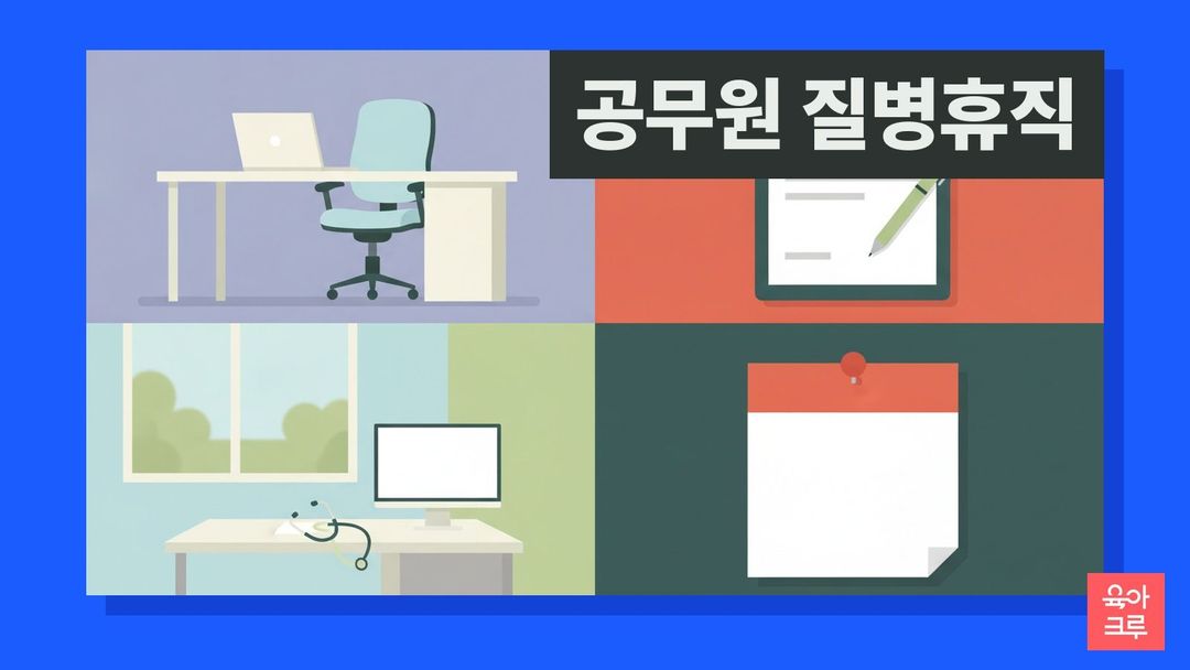공무원 질병휴직 안내 그림