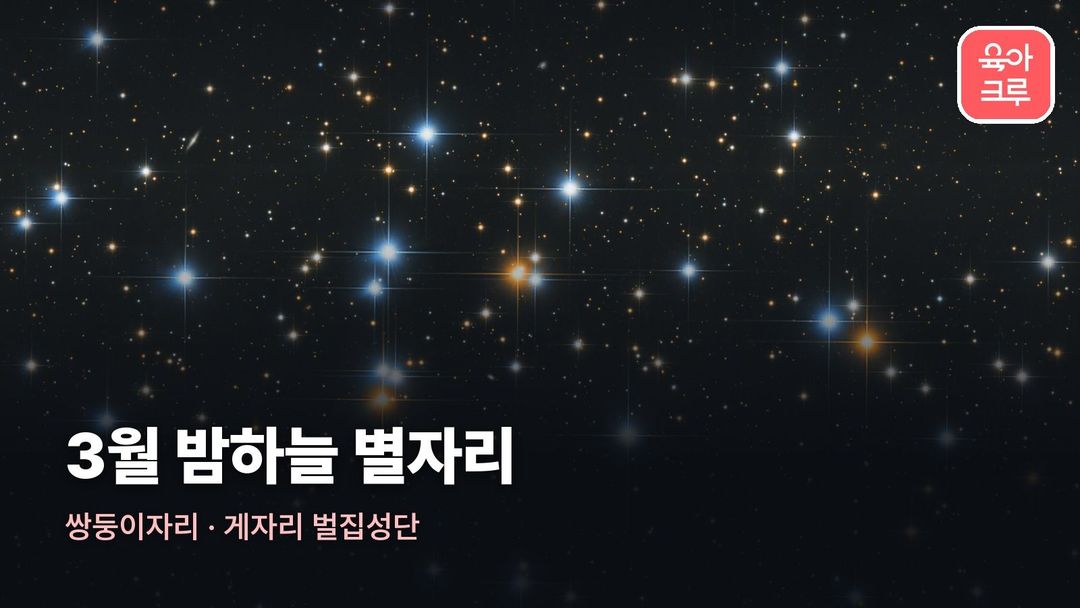 3월 별자리 커버 사진
