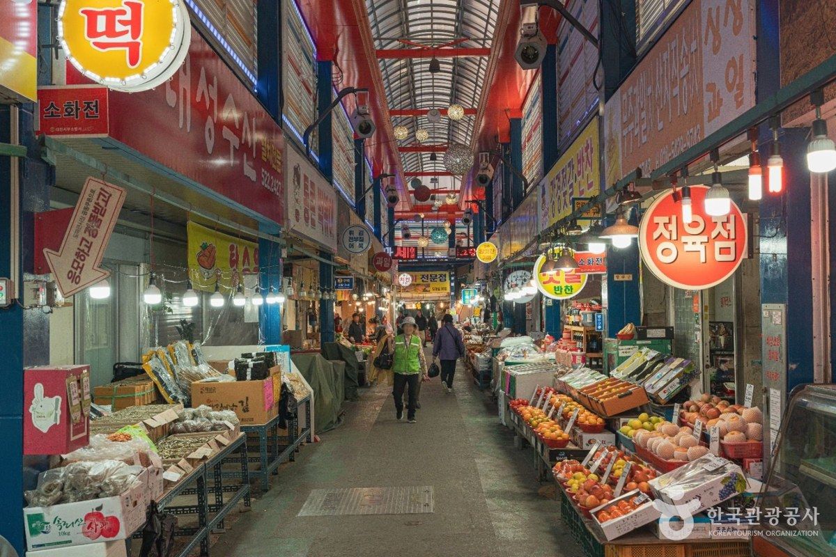 도마큰시장 전경