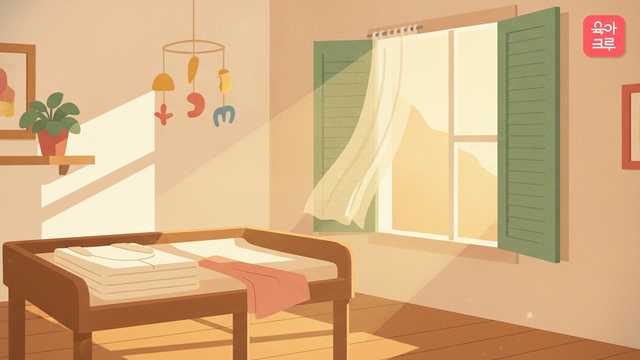 기저귀 발진 곰팡이 크루레터 일러스트 커버