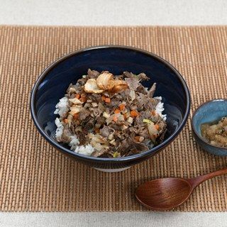 마늘 불고기 덮밥 완성 사진