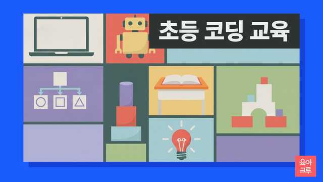 노트북과 로봇, 순서도 카드 일러스트