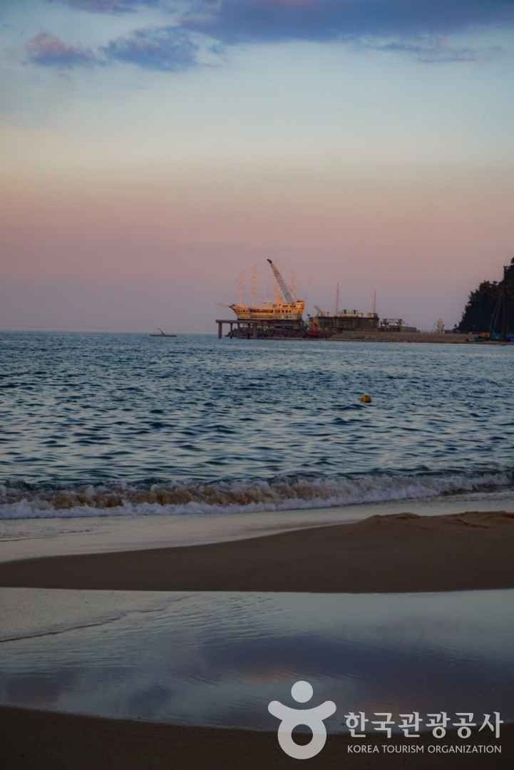 정동진해변 전경