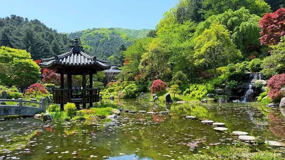 아침고요수목원 전경