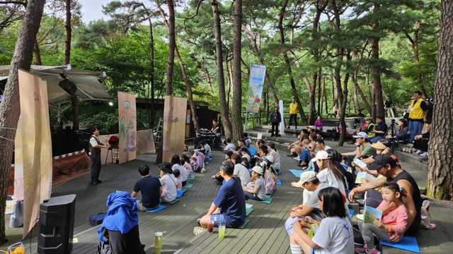 구리 아차산 숲속 야외 공연 관람 - 5살 아이와 놀러가기 좋은 곳