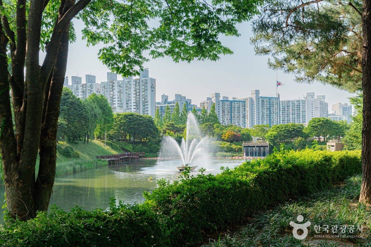 장자호수공원 전경