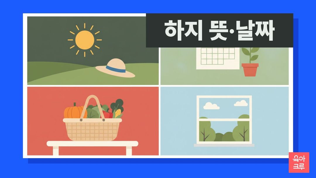 하지 일러스트