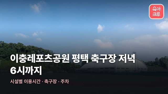 이충레포츠공원 전경