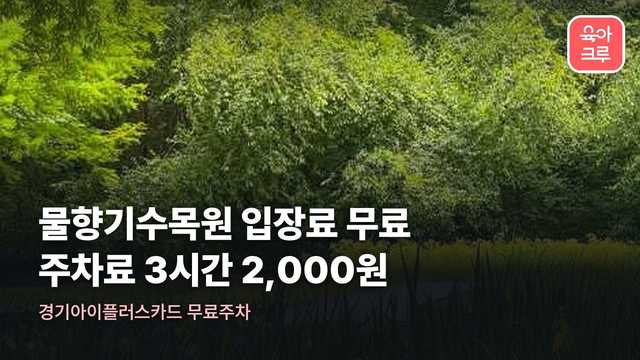 물향기수목원 꽃 정원