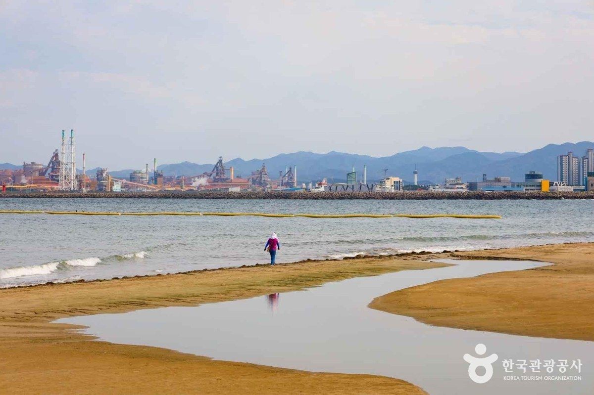 영일대해수욕장 전경
