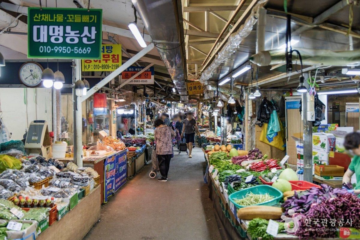 경동시장 전경