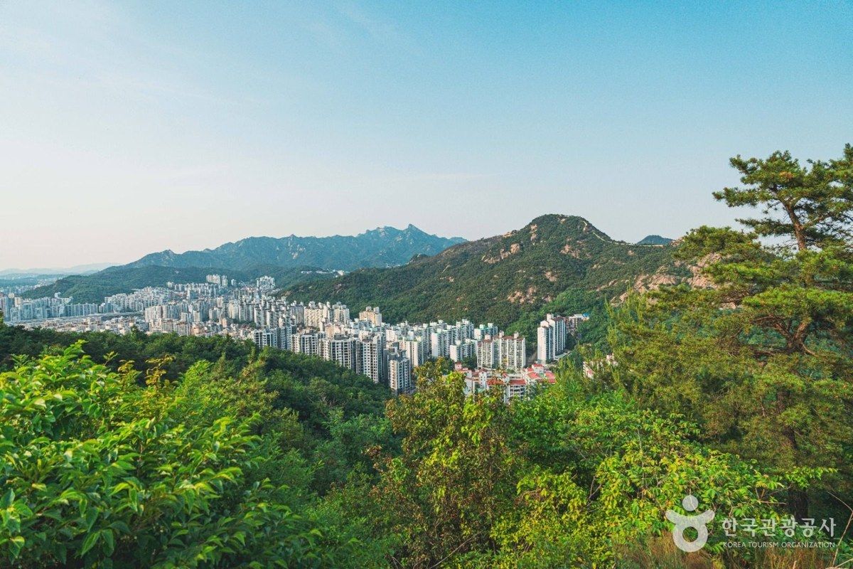 안산자락길 전경