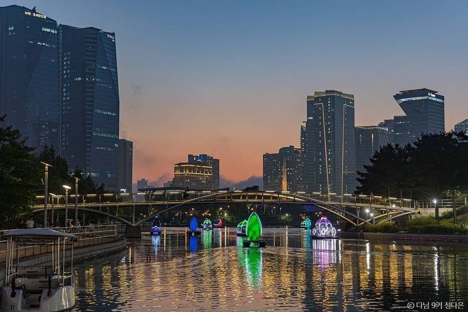송도 센트럴파크 전경