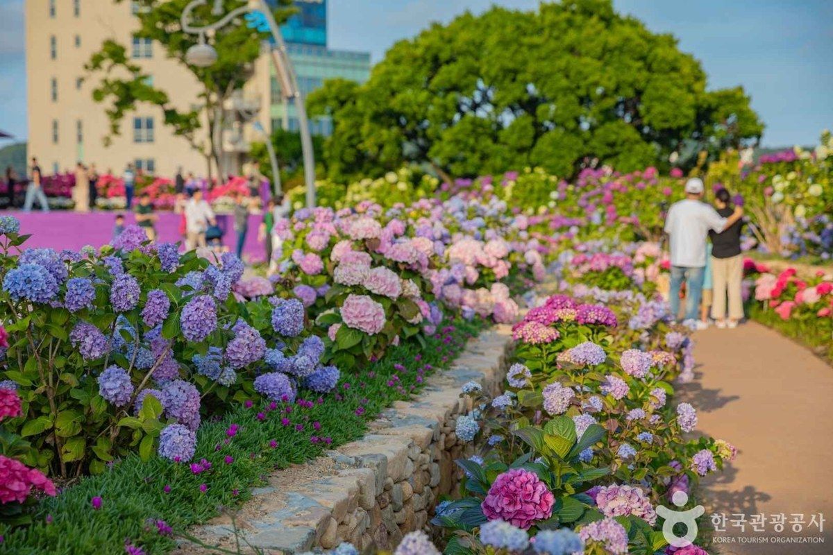 장생포 고래문화마을 전경