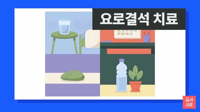 요로결석 치료 일러스트