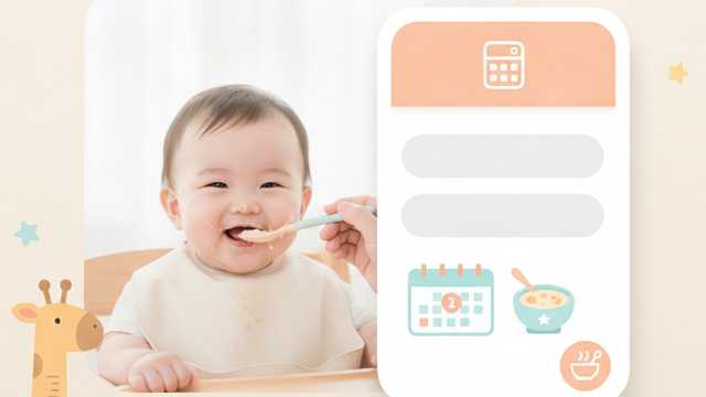 이유식 시작일 계산기 사용법