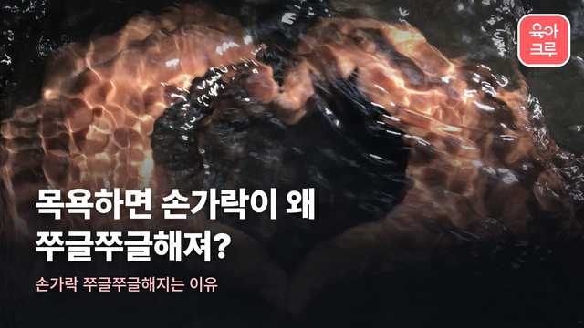 손가락 쭈글쭈글해지는 이유