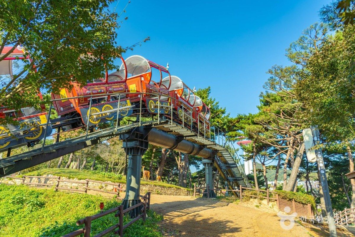예당호 모노레일 전경
