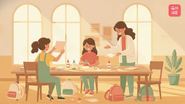 청소년방과후아카데미 크루레터 일러스트 커버