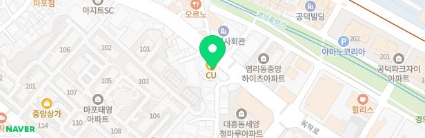 청담어학원 - 서울특별시 마포구 독막로 282 1층일부(좌측), 2층일부(우측), 3층, 5층 (대흥동, 대흥빌딩)