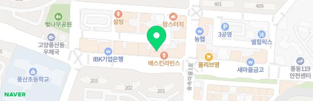 일산태풍학원 - 경기도 고양시 일산동구 숲속마을로 36 401호, 402호(풍동, 현대프라자)