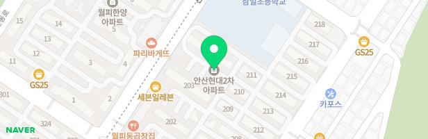 안산소리엘피아노교습소 - 경기도 안산시 상록구 안산천동로1길 29 A동 H호?(월피동, 현대2차아파트)