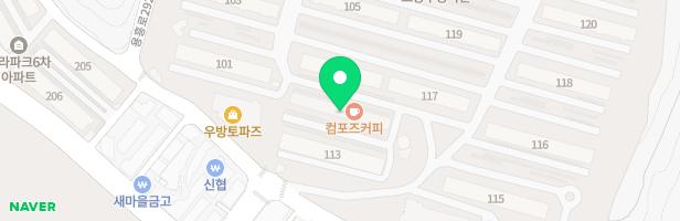 우방명성음악학원 - 경상북도 포항시 북구 대안길 58 202호 203호 일부(용흥동)