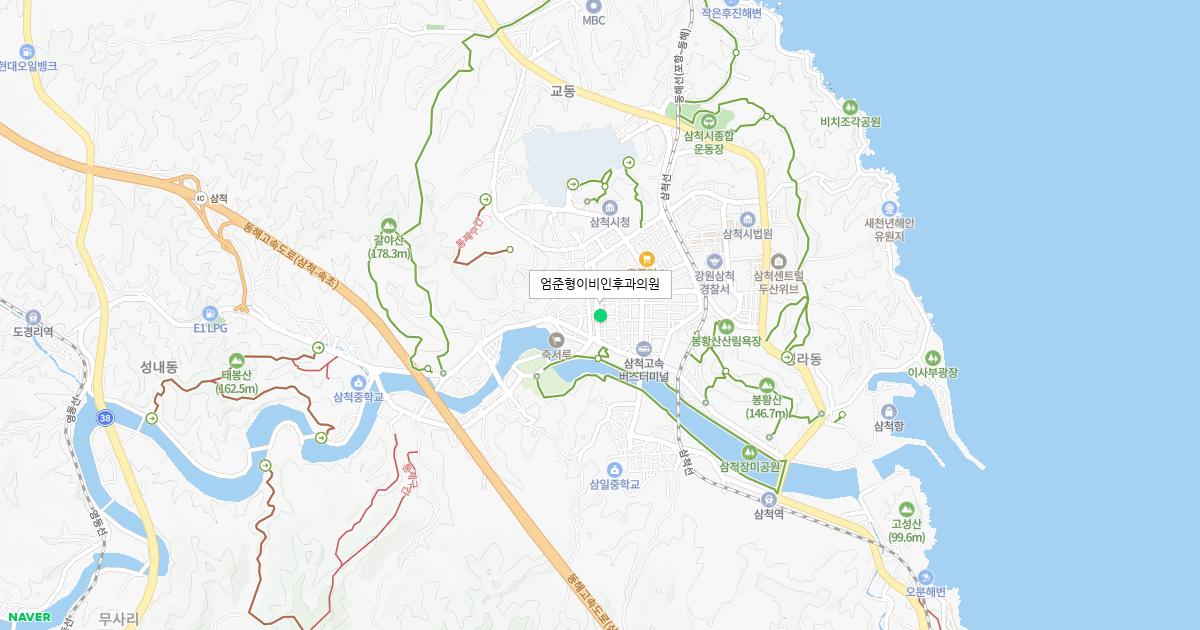 강원도 삼척시 토요일 이비인후과 병원 정보