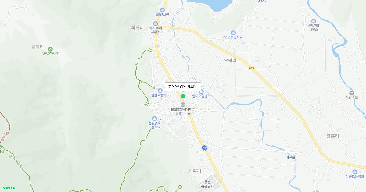 강원도 철원군 토요일 신경외과 병원 정보
