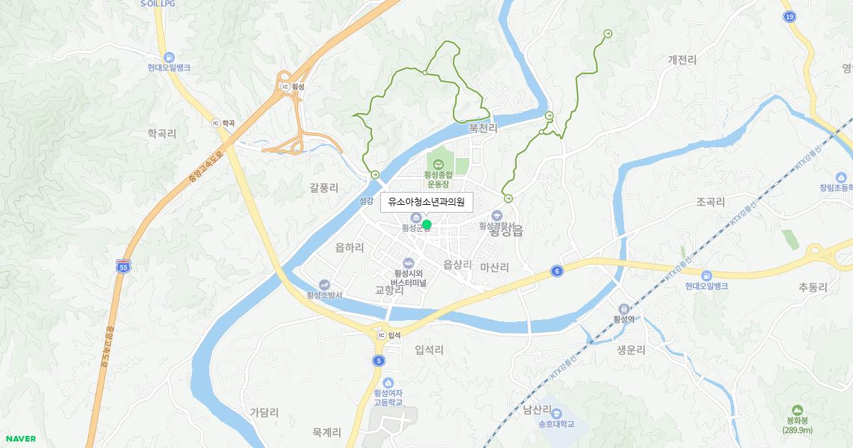 강원도 횡성군 토요일 소아청소년과 병원 정보
