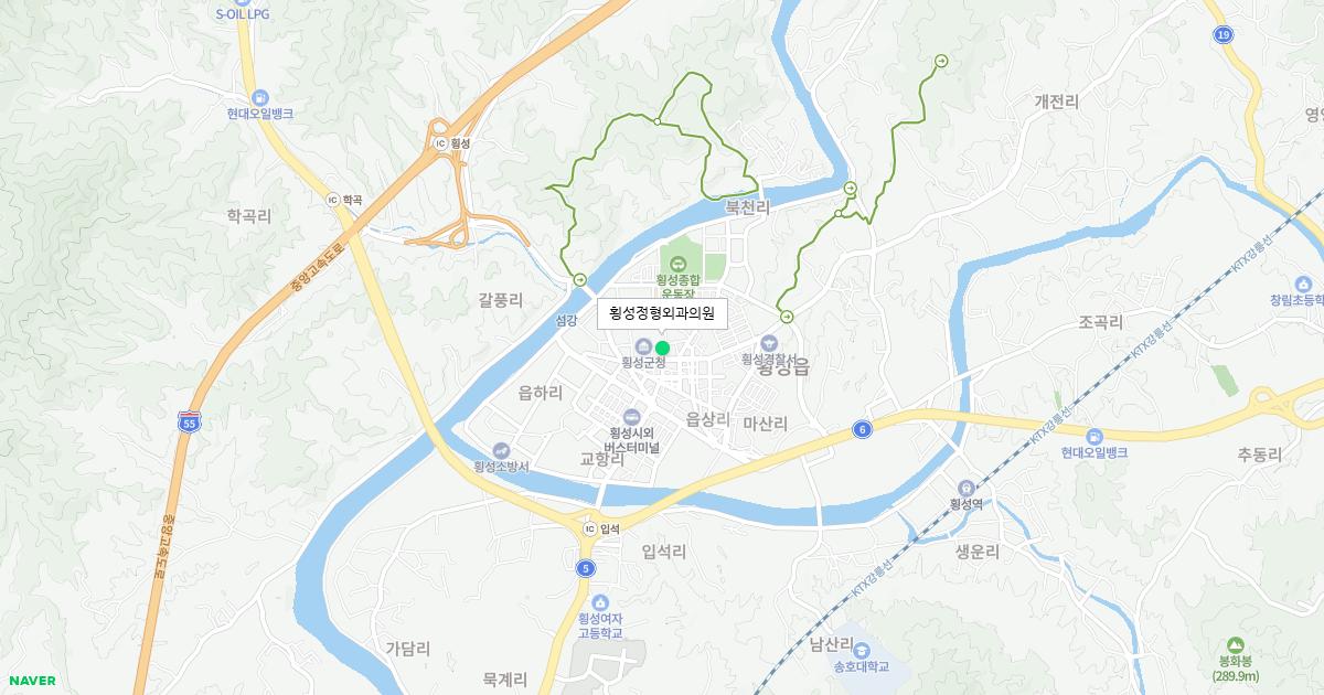 강원도 횡성군 토요일 정형외과 병원 정보