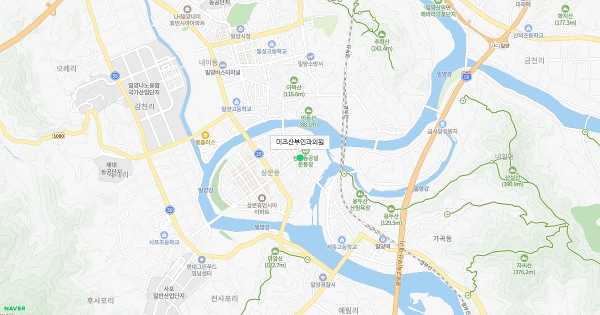 경상남도 밀양시 공휴일 산부인과 병원 정보