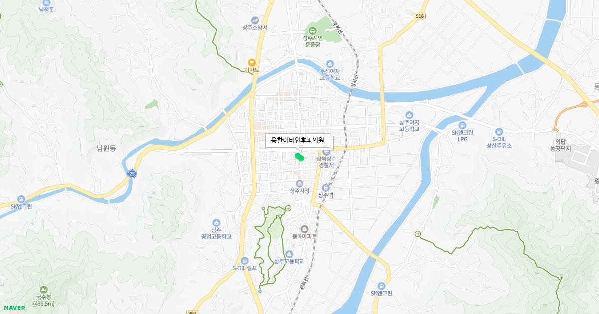 경상북도 상주시 토요일 이비인후과 병원 정보