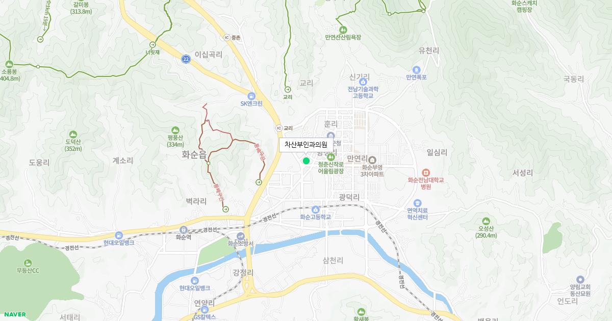 전남광주통합특별시 화순군 토요일 산부인과 병원 정보