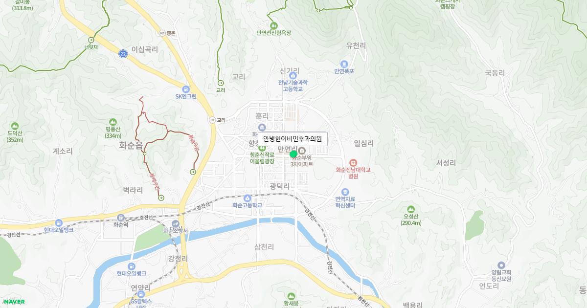 전남광주통합특별시 화순군 토요일 이비인후과 병원 정보