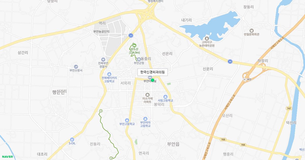 전라북도 부안군 토요일 신경외과 병원 정보