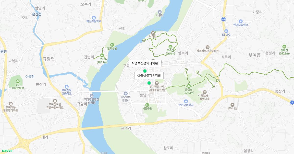 충청남도 부여군 토요일 신경외과 병원 정보