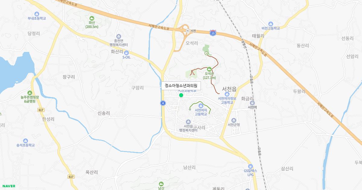 충청남도 서천군 토요일 소아청소년과 병원 정보